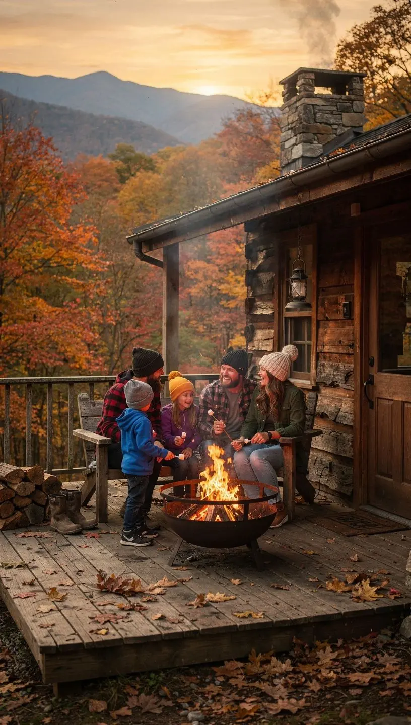 Malowniczy widok na nowojorską panoramę w czasie zachodu słońca.