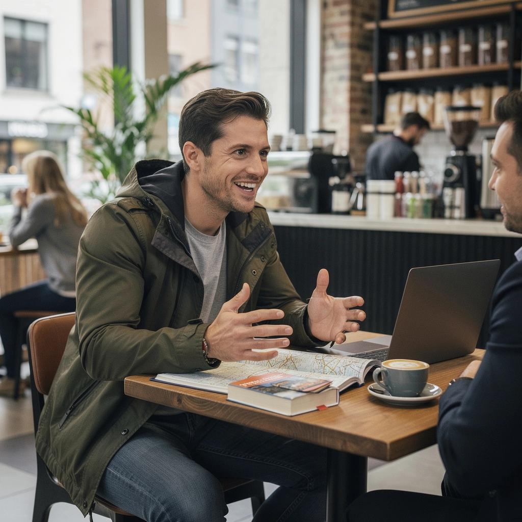 Krajobraz górski w Colorado z szlakami turystycznymi i zielonymi drzewami.